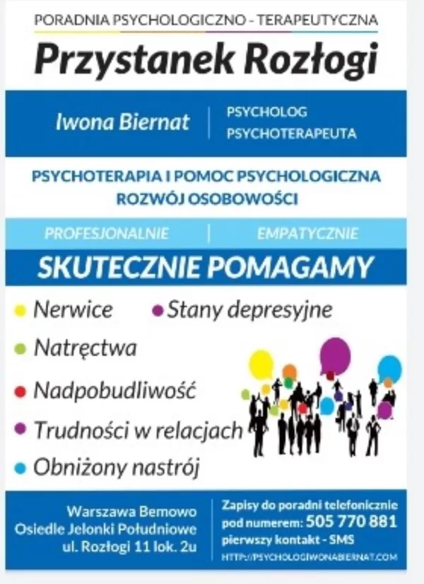 Poradnia Przystanek Rozłogi Skuteczna pomoc psychologiczna